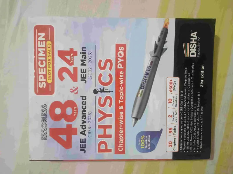 Buy New JEE Mains and Adv 48 Year Solved Errorless in Allahabad - Bookaao