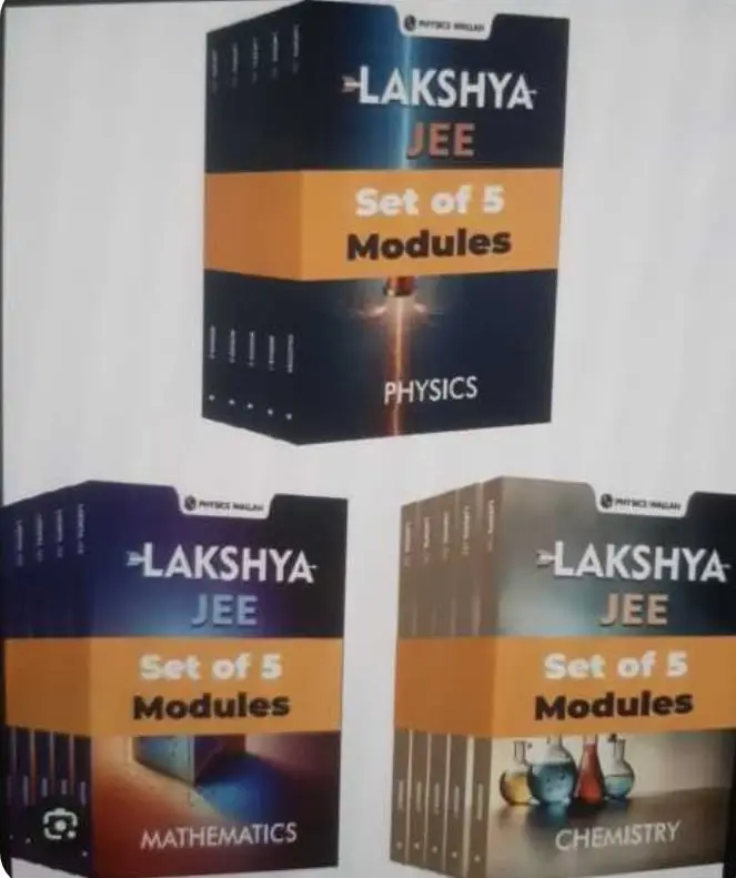 Buy Second Hand lakshya jee module set of 5 all PCM in Jaipur Municipal Corporation - Bookaao