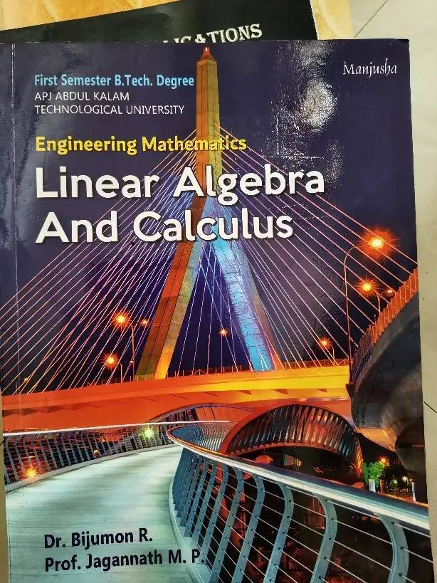 Buy New Linear algebra and calculus in Kannur - Bookaao