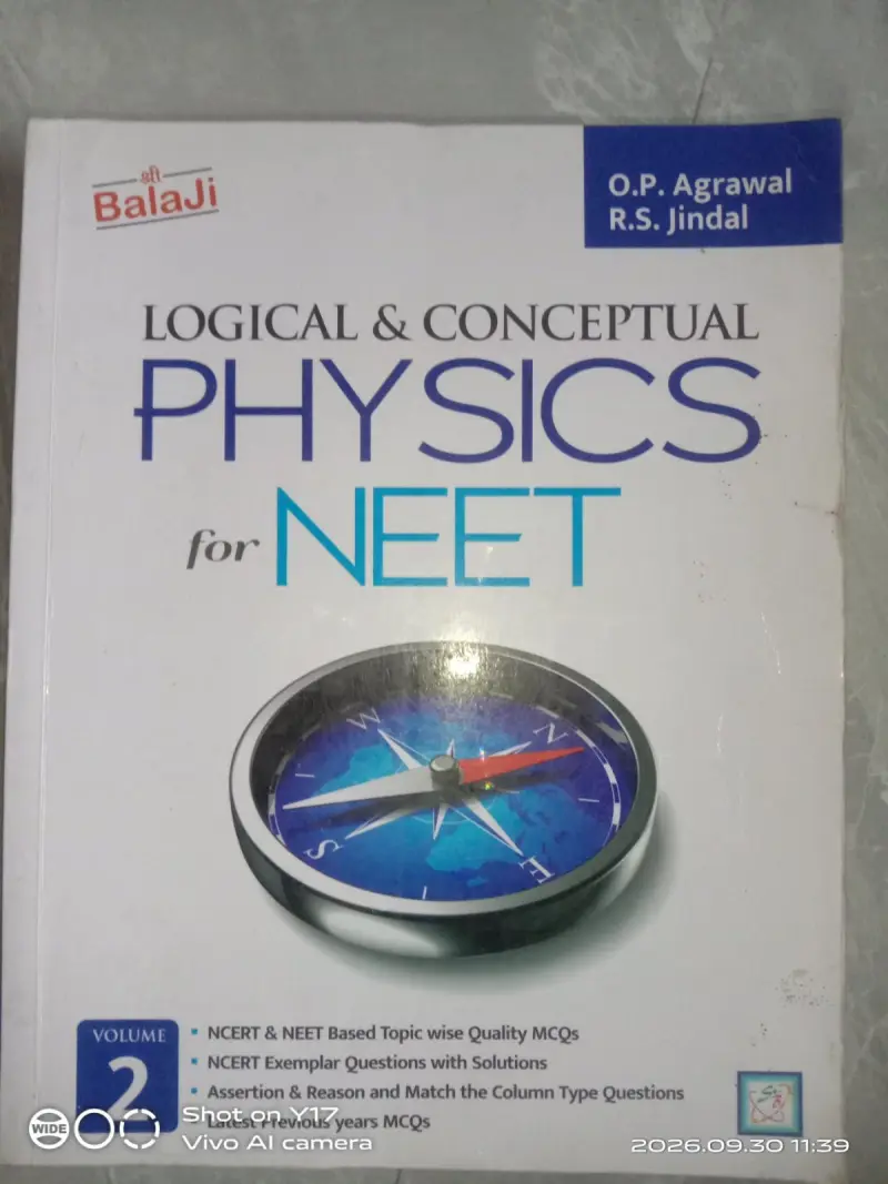 Buy Second Hand Logical and conceptual physics for Neet class 12 in Pune -411017 - Bookaao