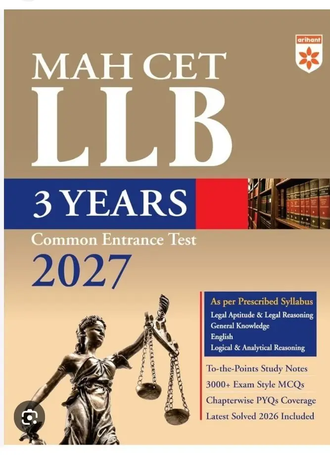 Buy Second Hand Mah cet llb 3 yrs in Mumbai - Bookaao