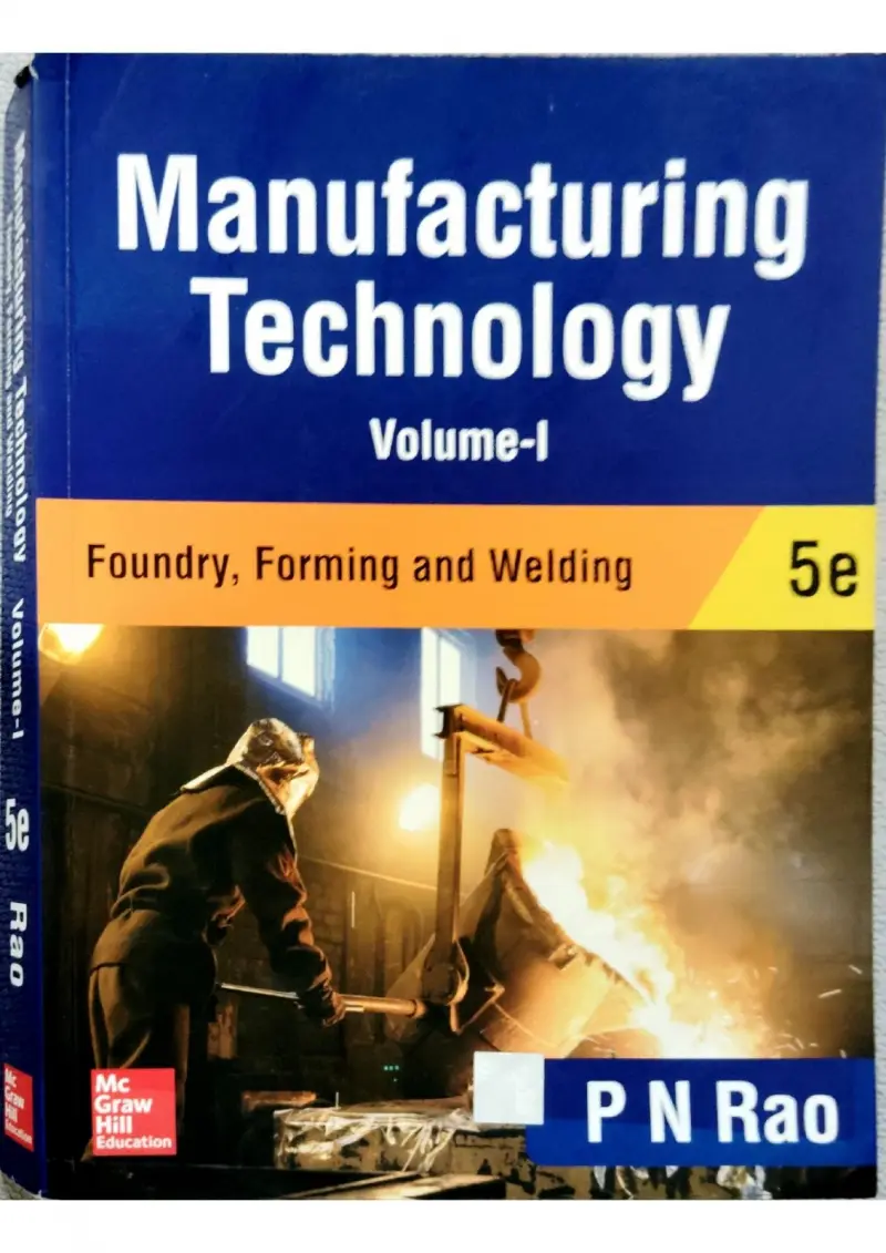 Buy Second Hand Manufaturing Technology Vol I in Azamgarh - Bookaao