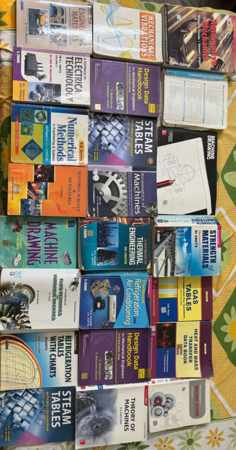Buy Second Hand MECHANICAL ENGINEERING TEXT BOOKS in Chinchinim - Bookaao