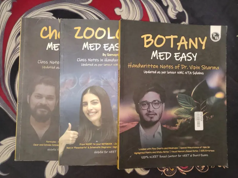 Buy New MED Easy (New Books) 3 Subject Set in Chandigarh - Bookaao