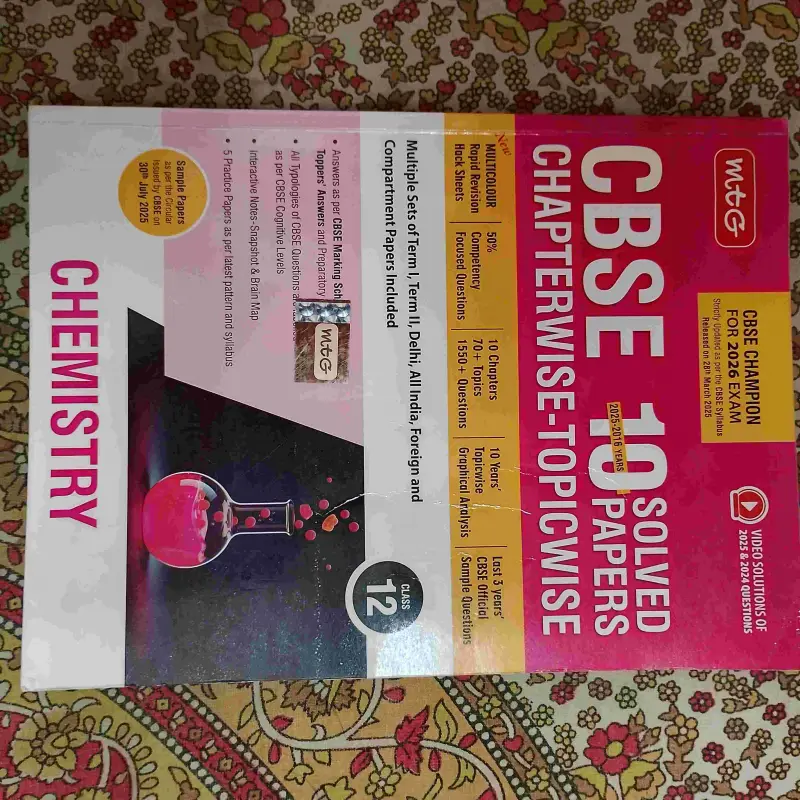 Buy Second Hand Mtg chapterwise 10 year class12 pyq for cbse in Lucknow - Bookaao