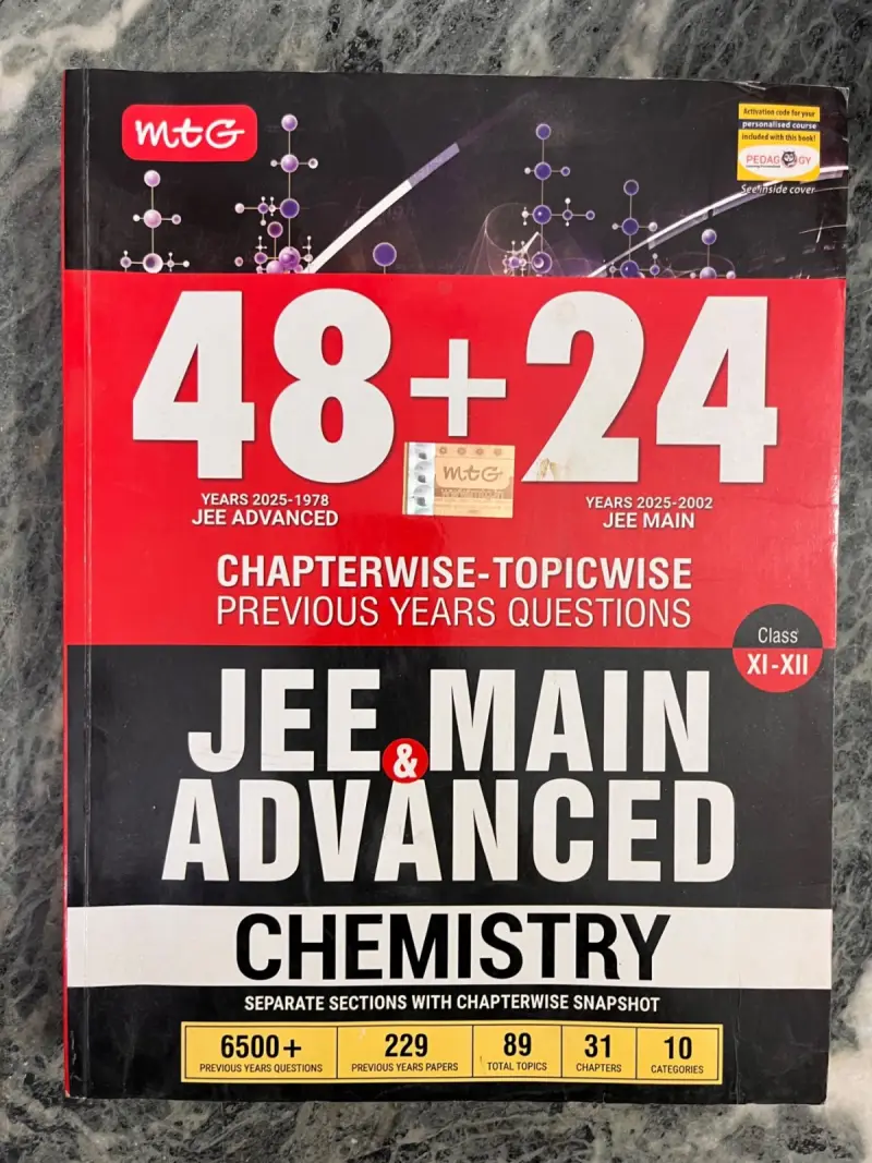 Buy New MTG CHEMISTRY (JEE MAINS AND ADVANCED) NEW BOOK in Firozpur - Bookaao