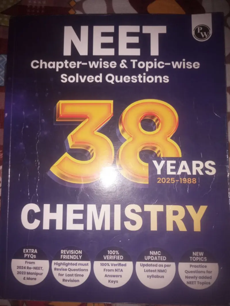 Buy New NEET  CHAPTER WISE AND TOPIC WISE SOLVED QUESTIONS in South Delhi - Bookaao