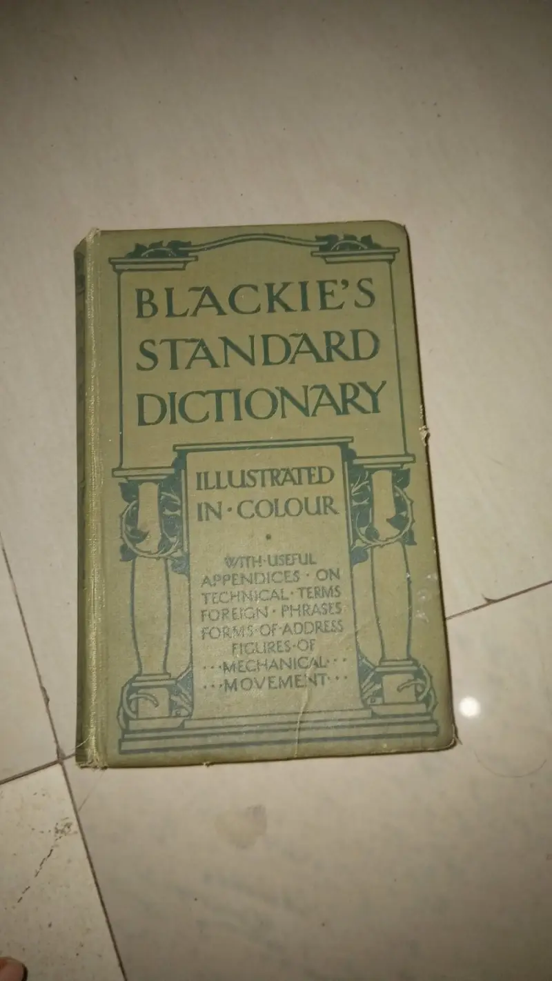 Buy Second Hand Original 1940s Blackie's War Time Dictionary - War in Thane - Bookaao