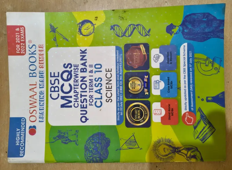 Buy Second Hand Oswaal Class 10 Science MCQ Book in Pipri - Bookaao