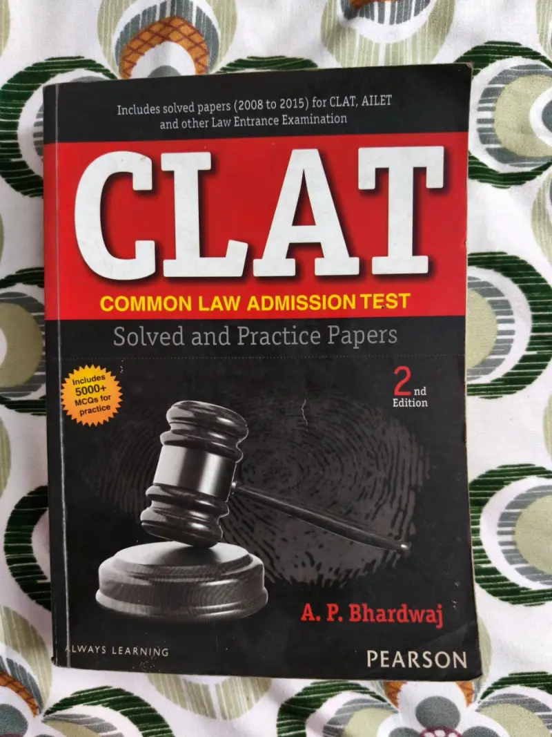 Buy Second Hand Pearson Clat PYQ question bank (old) in Delhi - Bookaao
