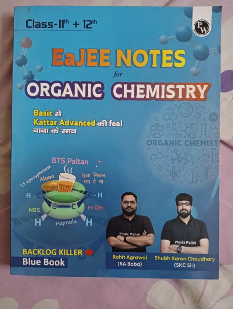 Buy New Physics wallah organic and inorganic book notes in Hridaypur - Bookaao