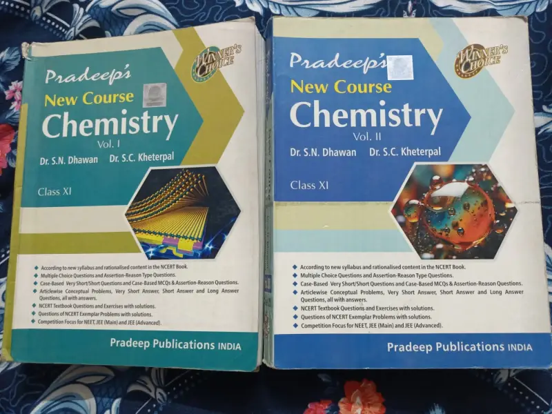 Buy Second Hand Pradeep verma class XI chemistry vol1 and 2 in New Delhi - Bookaao