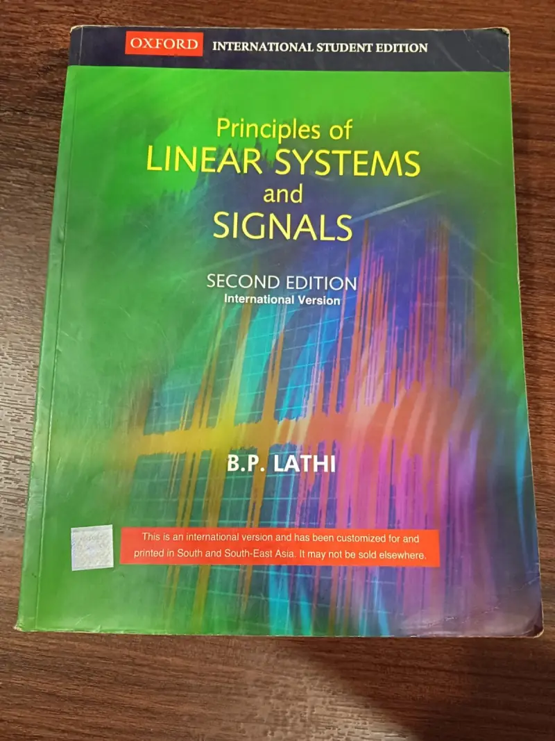 Buy Second Hand Principles of Linear Systems and Signals in Hyderabad - Bookaao