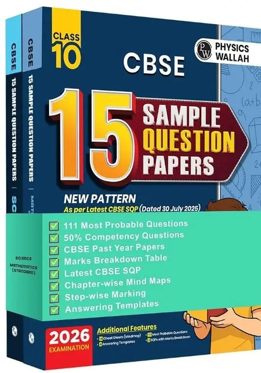 Buy New PW Class 10 CBSE  Sample papers 2026 Math, SCIENCE in DARBHANGA - Bookaao