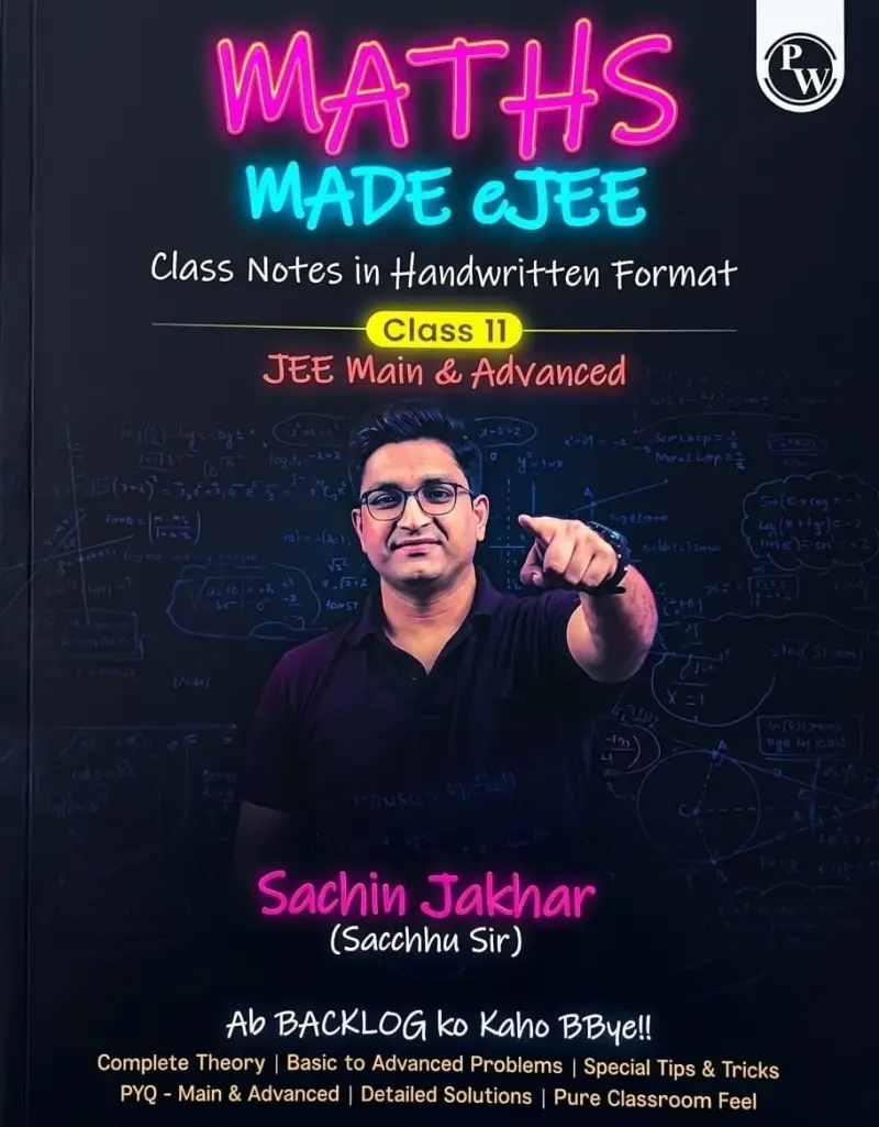 Buy Second Hand PW EaJEE Handwritten Notes for Maths Class 11 in Hridaypur - Bookaao