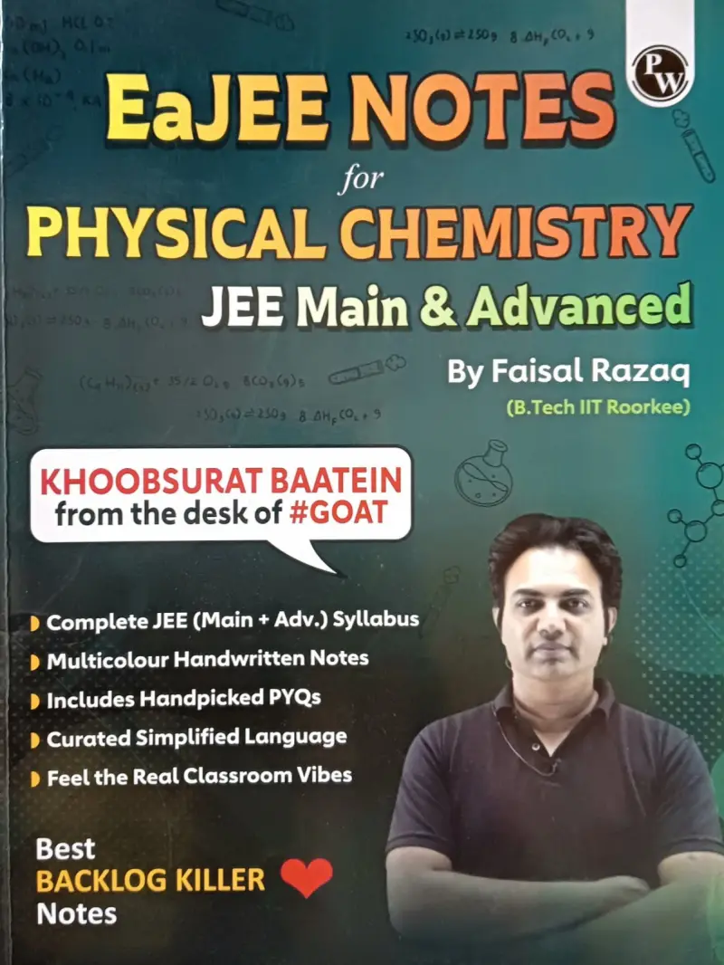 Buy Second Hand PW EaJEE Handwritten Notes for Physical chemistry in Hridaypur - Bookaao