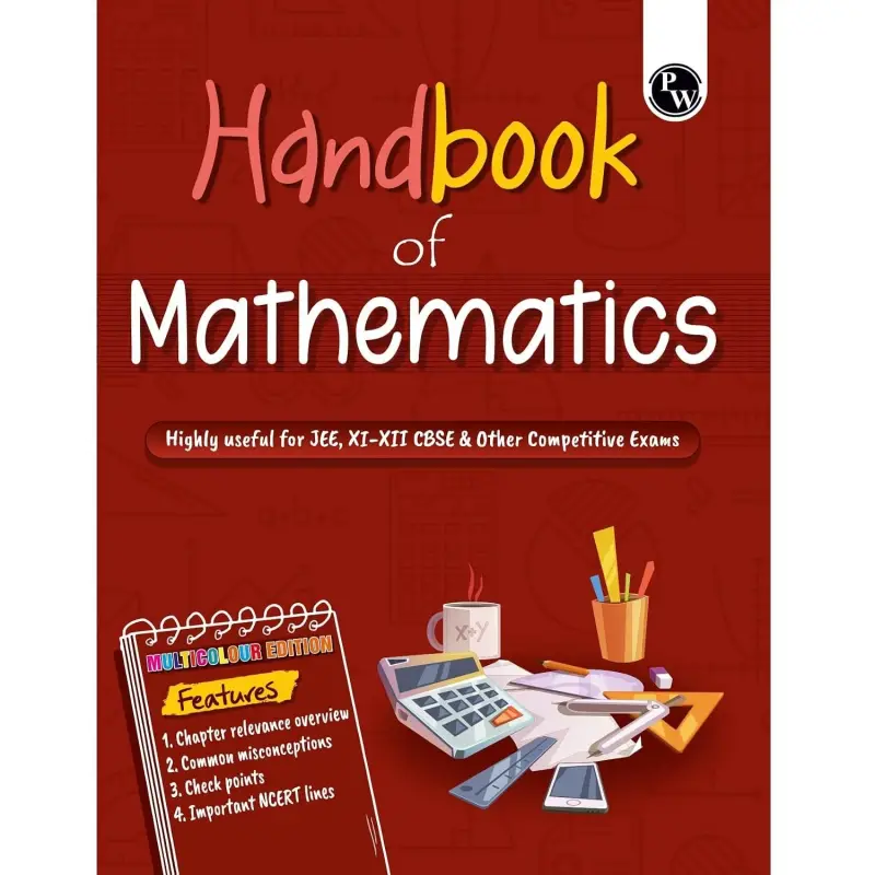 Buy New PW Maths Handbook For 2026-27 Exams |Highly useful in Noida - Bookaao