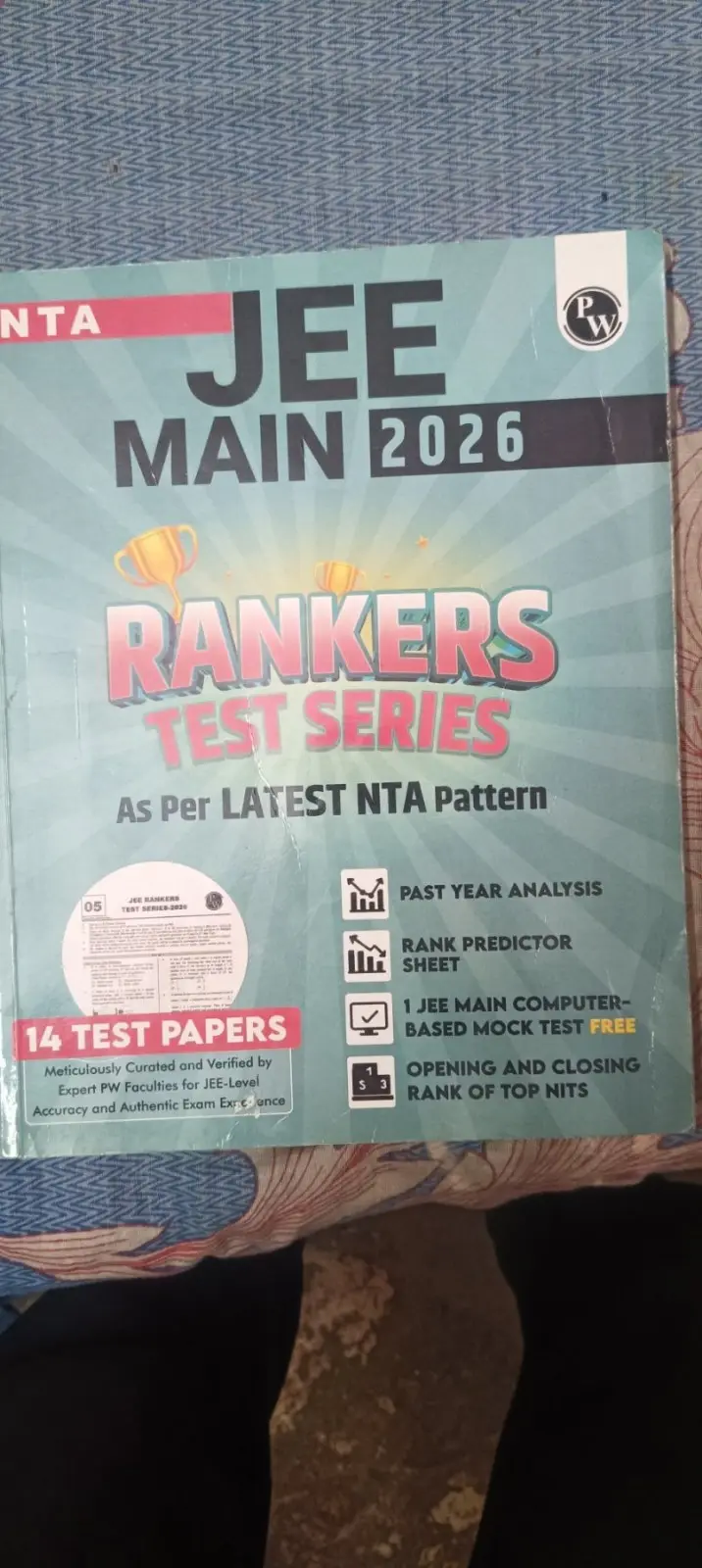 Buy New Ranker test series pw jee mains+advance in Kanpur - Bookaao