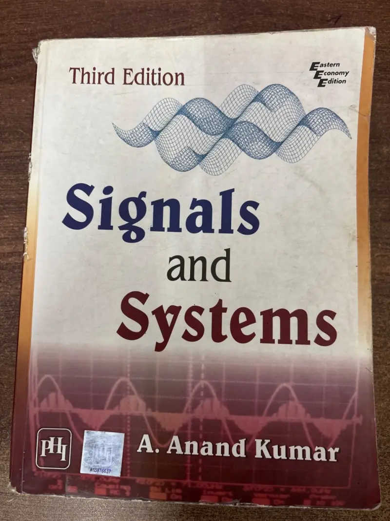 Buy Second Hand Signals and Systems by A. Anand Kumar in Gautam budhha nagar - Bookaao