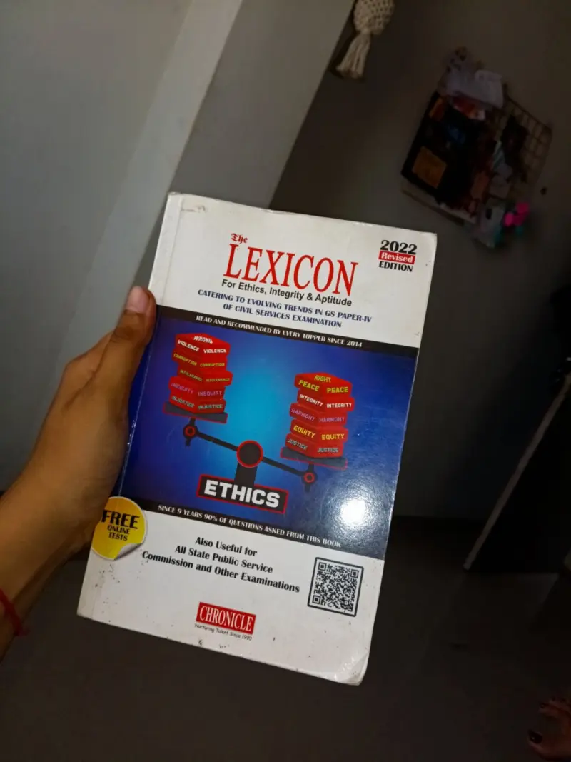 Buy Second Hand The lexicon for ethics, integrity and aptitude in New sama, vadodara - Bookaao