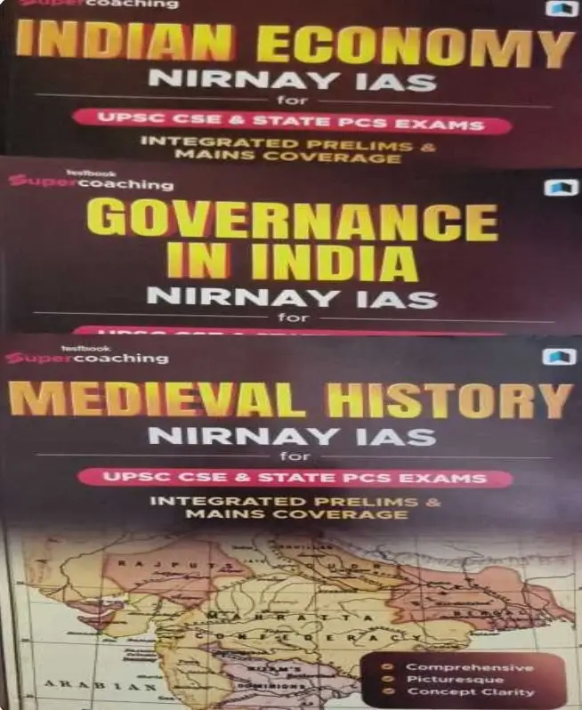 Buy Second Hand upsc set of 3 book in Jaipur Municipal Corporation - Bookaao